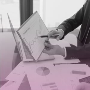 Up2peaks is team member is showing the result of E-commerce automation service project.